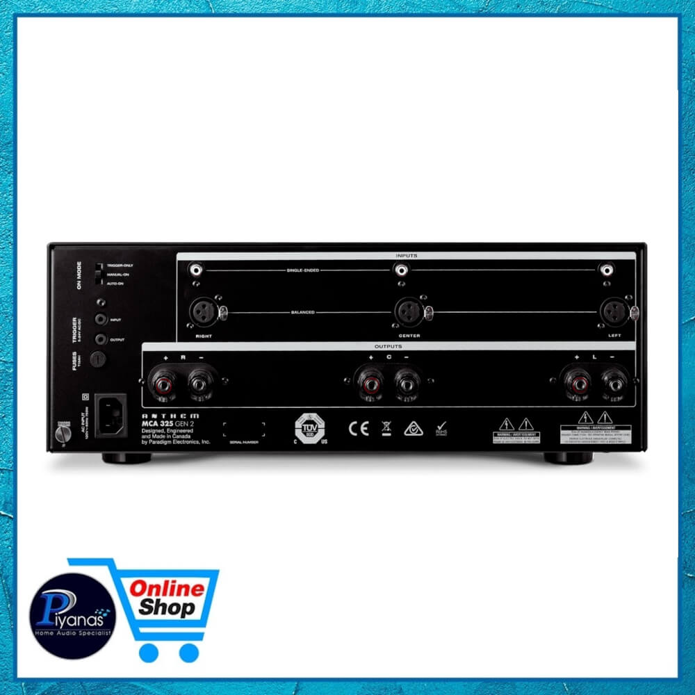 เพาเวอร์แอมป์ ANTHEM : MCA-325 GEN2 (BLACK)